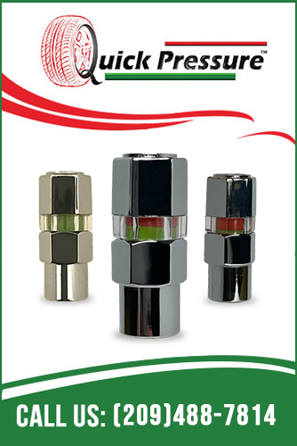 Quick Pressure valve cap installation on trailer tire